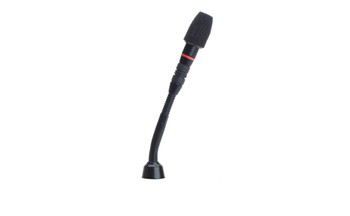 Shure MX405RLP/N 5" Shock-Mounted Gooseneck Microphone, No Capsule, LED Ring, Less Preamplifier (MX405RLP/N)