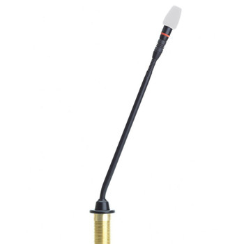 Shure Microflex MX415R/N 15" Shock-Mounted Gooseneck Microphone, No Capsule, LED Ring, Includes Surface-Mount Preamplifier (MX415R/N)