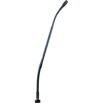 Shure Microflex MX418SE/S 18" Supercardioid Gooseneck Condenser Microphone, Shock Mount, Flange Mount, 10' Side-Exit (or Bottom-Exit) Cable, Snap-Fit Foam Windscreen, In-Line Preamplifier (MX418SE/S)