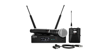 Shure QLXD124/85-G50 Bodypack and Vocal Combo System w/WL185 and SM58