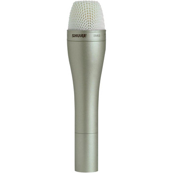 Shure Omnidirectional Dynamic Microphone for Interviewing and Broadcast Applications, Professional Lightweight Handheld Design (SM63)