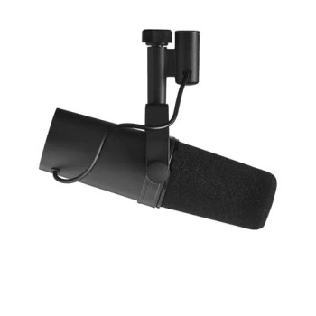 Shure Cardioid Dynamic Studio Vocal Microphone with Standard and Close-Talk Windscreens for Broadcast, Podcasting, and Professional Recording Applications (SM7B)