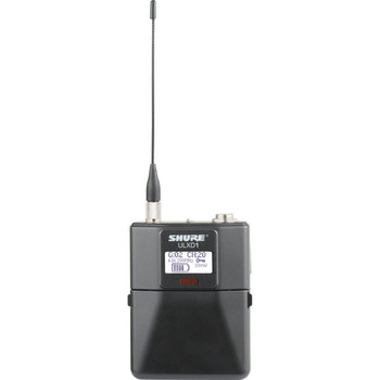 Shure ULXD1 -G50 Digital Wireless Bodypack Transmitter w/Miniature 4-Pin Connector