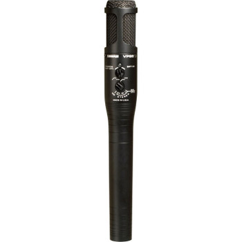 Shure VP88 M-S Stereo Microphone with Internal Matrix and Battery Included, Professional Mid-Side Stereo Condenser Microphone for Broadcast, Film, and Field Recording Applications (VP88)