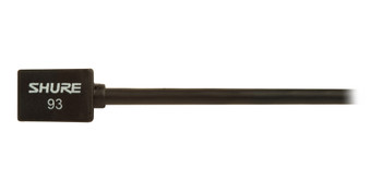 Shure WL93 Omnidirectional Lavalier Microphone with 6-Foot Cable, Black for Wireless and Professional Audio Applications (WL93-6)