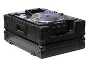 Odyssey FZCDJBL Black Label Flight Zone Case for Large Format CD Players