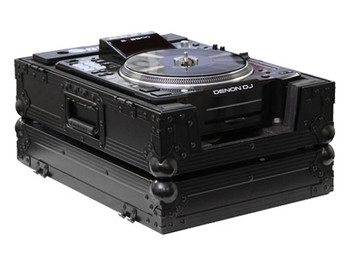 Odyssey Black Label Universal Large Format Media Player Flight Case (FZCDJBL)