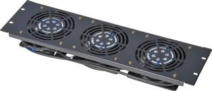 Gator Cases GE-FANPNL3-110V Fan Panel 3 Ball Bearing Fans, 110Vac
