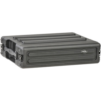 SKB R2S 2 Rack Unit Roto Molded Shallow Rack Case