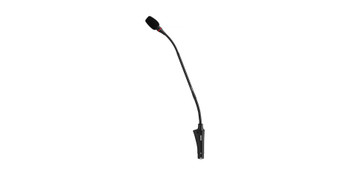 Shure CVG12-B/C Cardioid-12-inch Dual-Section Gooseneck Condenser Microphone, Inline Preamplifier, Flange Mount, Black