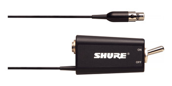 Shure In-Line Bodypack Mute Switch for Wireless Bodypack Transmitters, Professional Audio Control Accessory for LX1, PG1, PGX1, SC, SLX, T1, U1, UC1, ULX1, and UR1 Systems (WA661)