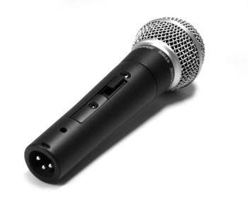Shure Cardioid Dynamic Vocal Microphone with On/Off Switch for Live Performance and Professional Audio Applications (SM58S)
