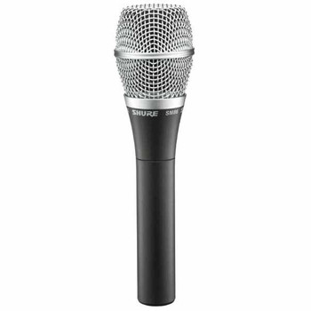 Shure Cardioid Condenser Handheld Vocal Microphone for Live Performance and Professional Audio Applications (SM86)