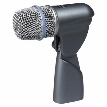 Shure Beta 56A Supercardioid Swivel-Mount Dynamic Instrument Microphone with High Output Neodymium Element (BETA 56A)