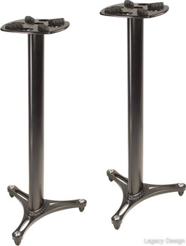 Ultimate Support MS-90/45B Professional Column Studio Monitor Stand with Non-marring Decoupling Pads and Three Internal Channels - 45 inch/Black