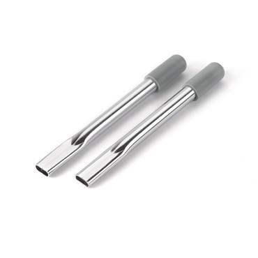 Everest & Jennings Wheelchair Wheel Lock Extensions, 8", Chrome, Grey