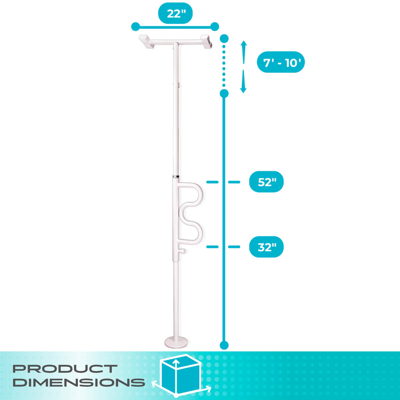 Stander Floor to Ceiling Pole Grab Bar | ACG Medical
