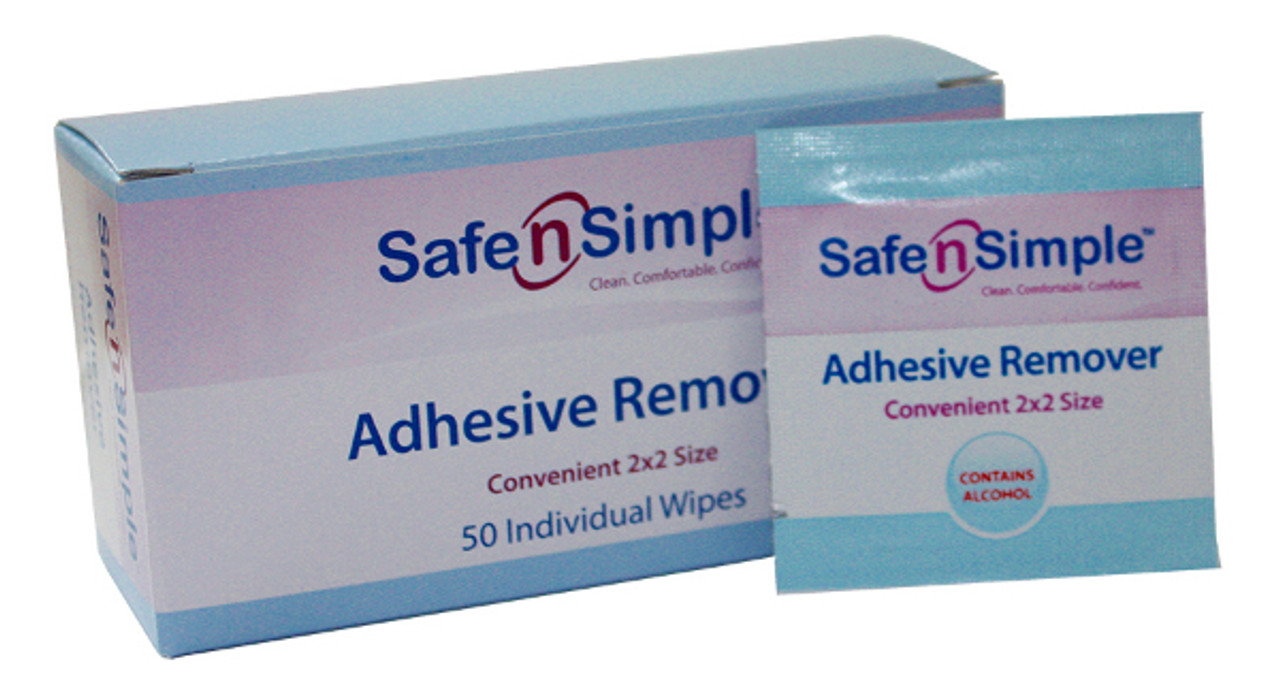 UNI-SOLVE ADHESIVE REMOV WIPES 50 count 4pack