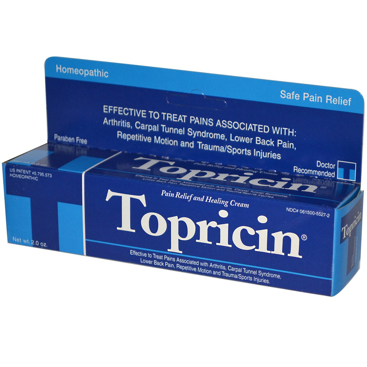 Topricin Pain Relief Cream, 2 oz. Tube - ACG Medical Supply