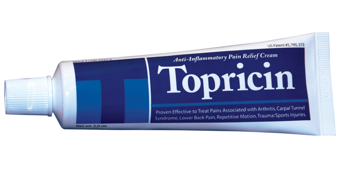 Topricin Pain Relief Cream, 2 oz. Tube - ACG Medical Supply