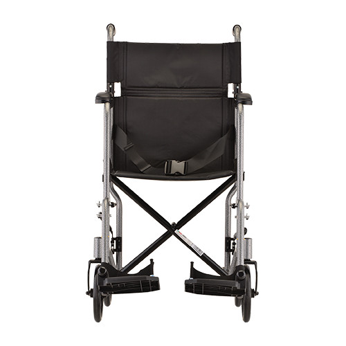 Nova 19″ Carbon Steel Foldable Transport Chair in Hammertone