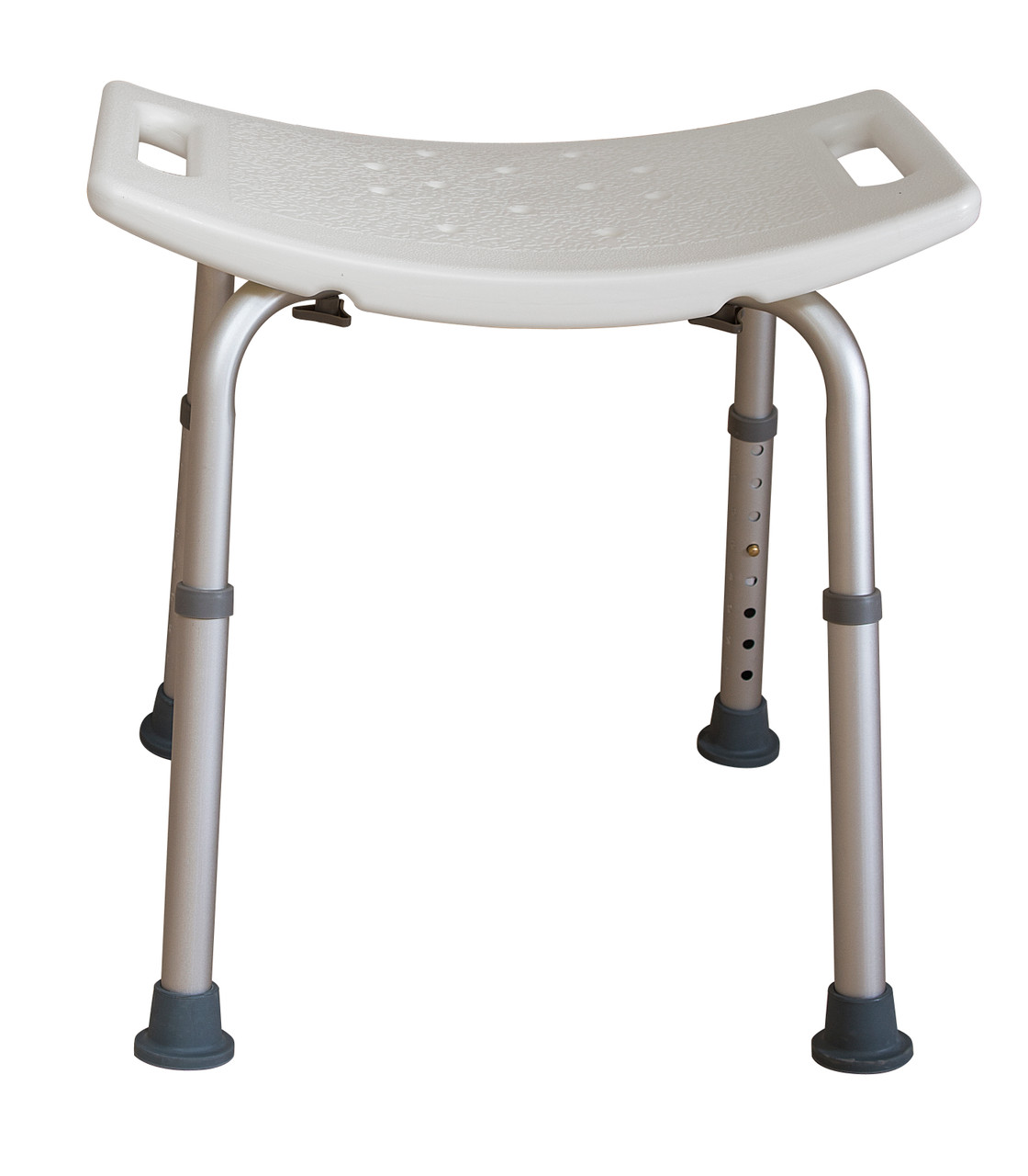 Essential Medical Deluxe Shower Bench in White with Tool Free Assembly