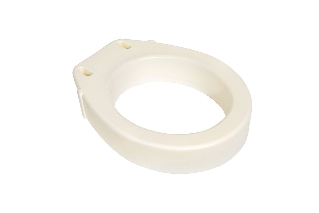 Essential Medical Supply Elevated Toilet Seat with Arms Elongated