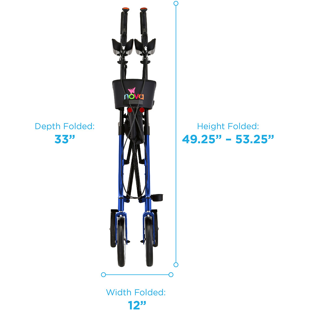 Shop Nova Phoenix Rise Up Walker Rollator for Seniors