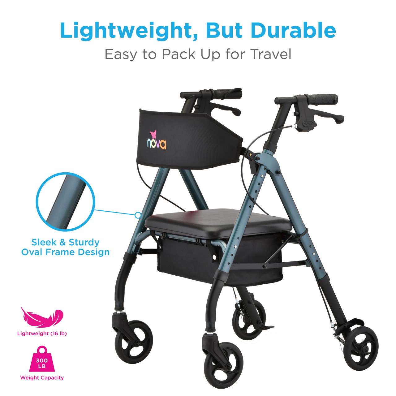 Shop Online Nova Star 6 Rollator Walker at ACG Medical