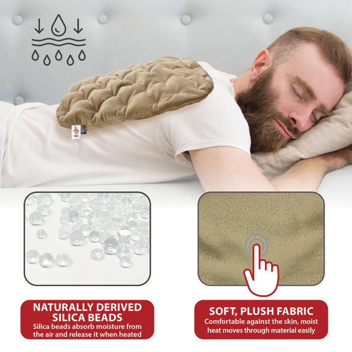 microbead pillow damaged by heat