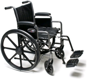 Everest & Jennings Traveler HD Wheelchair 22 x 18 Inch