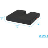 Nova Foam Coccyx Wheelchair Cushion - 18" x 16"