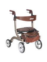 Drive Medical Deluxe Nitro Euro Style Walker Rollator - MainImage - Champagne