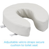 4'' padded toilet riser