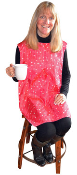 Tidy Top adult bib red