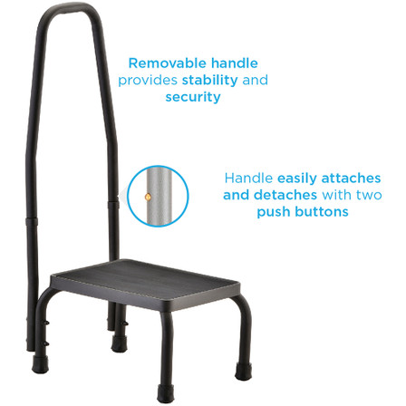 Step Stool with Hand Rail