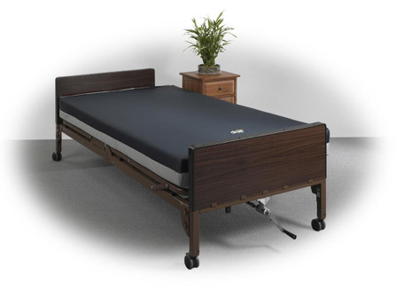 Bariatric Full Electric Hospital Bed with Rails and Mattress, 42"