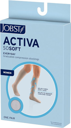Jobst Activa So Soft Knee High 8-15mmhg Jobst Activa So Soft Knee High 8-15mmhg
