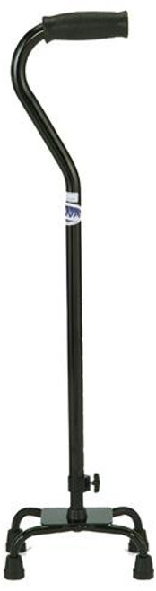 Quad Cane - Small Base - Black