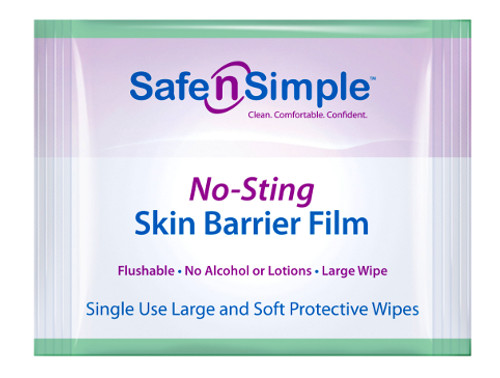 Safe n Simple No-Sting Skin Barrier Film - Large, 25 pack