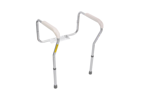 Essential Medical Adjustable Toilet Safety Rails - Front