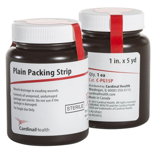 Cardinal Health Sterile Plain Packing Strip 1" x 5 yds