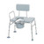 DRIVE Commode Padded Transfer Bench with Backrest