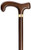 Harvy Bariatric Extra Tall Hercules Derby Handle Cane - Walnut Stained