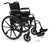 Everest & Jennings Traveler L4 Wheelchair  with Flip-Back desk Arms and Swing away Footrests