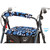 Nova Seat and Back Cover For Rolling Walkers - Aloha Blue Spec View