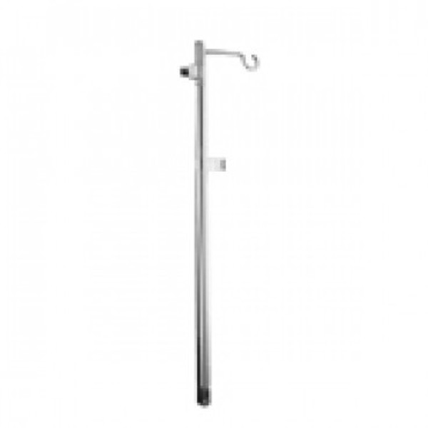 Wheelchair Telescoping IV Rod, High Mount, Extends 31" to 56"