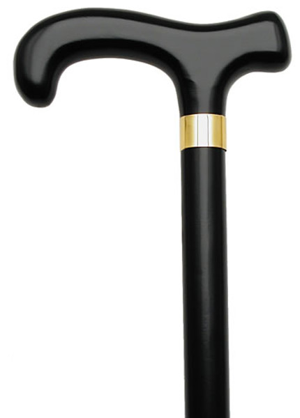 Harvy Bariatric Extra Tall Hercules Derby Handle Cane - Black