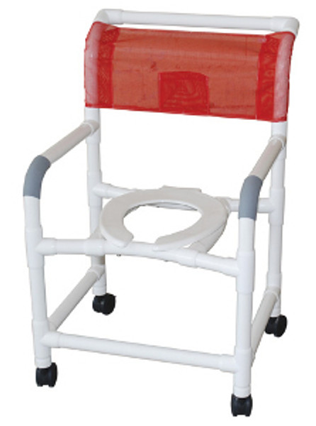 MJM 22" Shower Chair with Elongated Open Front Seat
