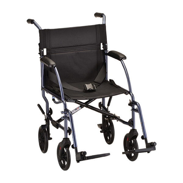 Nova 18" Lightweight Aluminum Frame Foldable Transport Chair - Main